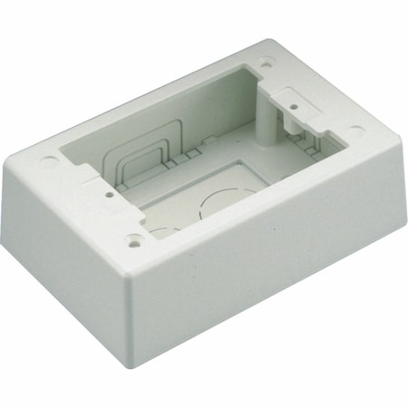 Panduit Junction Box, Junction Box Type, 1 Gang, PVC JBP1WH